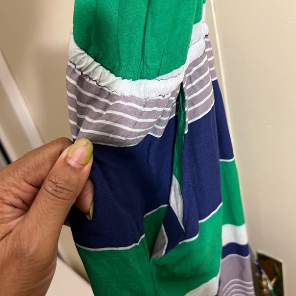 Banana Republic Smock Waist Striped Summer Dress - Size Medium - Picture 5 of 5